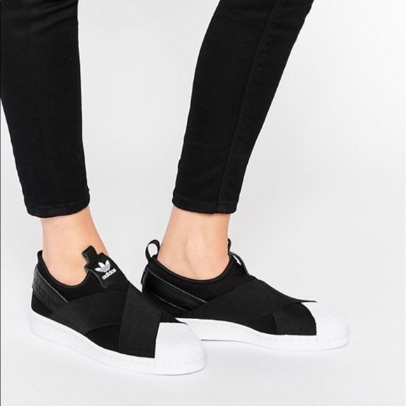 SOLD Adidas Superstar Slip On Sneakers - Picture 1 of 4